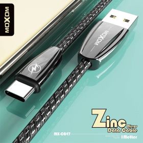 USB кабел MOXOM MX-CB47 1M 2.4A fast iPhone