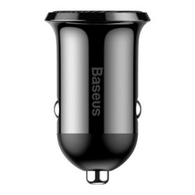 Baseus Grain Pro Car Charger Dual USB 4.8A 12V/24V