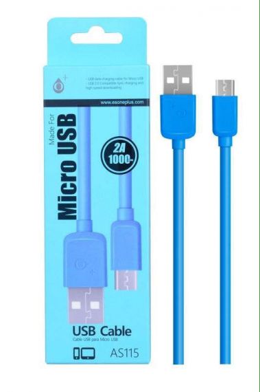 USB кабел MTK AS115 1M 2A micro