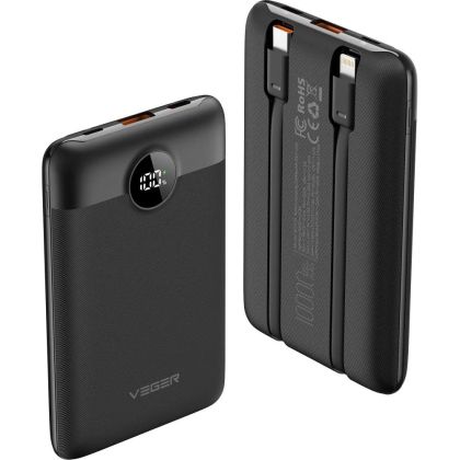 VEGER Power bank 10000MAh (W1170) PD QC3.0 2A 22,5W 