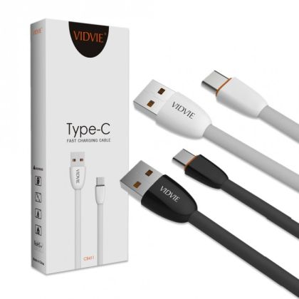 USB кабел VIDVIE CB411 USB to Type C 2.1A 1m