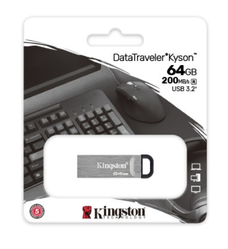 USB FLASH KINGSTON KYSON 64GB 200MB/s USB 3.2 