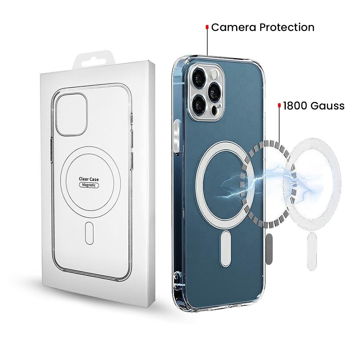iPhone 12 iPhone 12 Pro Crystal case MagSafe