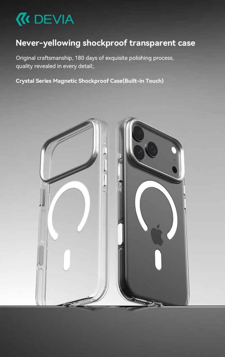 iPhone 18 Pro Max / iPhone 17 Pro Max DEVIA CRYSTAL SERIES 