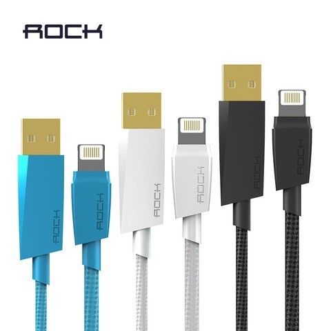 USB кабел ROCK Charge Sync Round iPhone