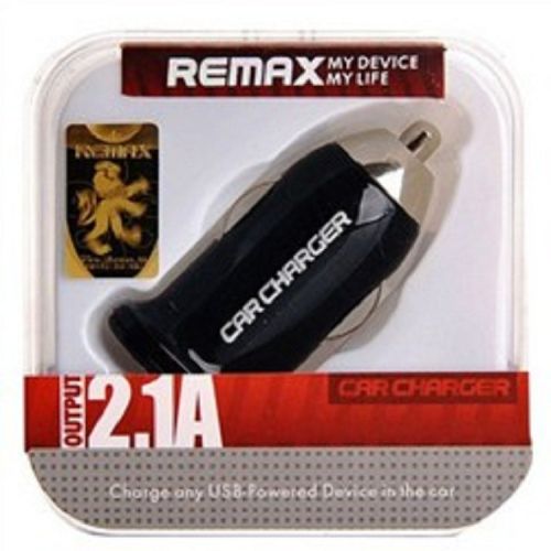 Авто накрайник 12V Remax Single USB 2.1A Car Charger RCC101
