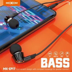 Слушалки MOXOM MX-EP17 3.5 Jack Earphone