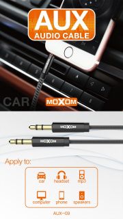 Aux кабел MOXOM AUX-09 3.5mm 