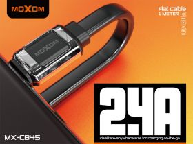 USB кабел MOXOM MX-CB45 1M 2.4A fast Type C