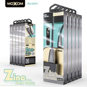 USB кабел MOXOM MX-CB47 1M 2.4A fast iPhone