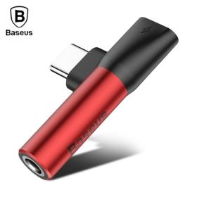 Baseus L41 Type C (input) for Type C female connectors + 3.5mm female connector adapters