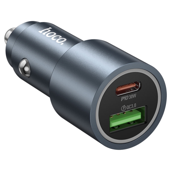 Авто накрайник HOCO Z60 Bloom 48W dual-port PD30W+QC3.0 