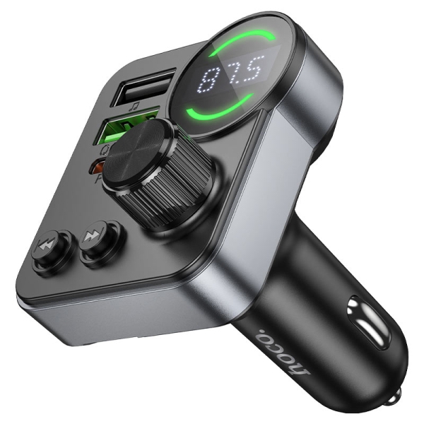 HOCO E86 Alegria 48W dual port PD30W+QC3.0 car BT FM transmitter