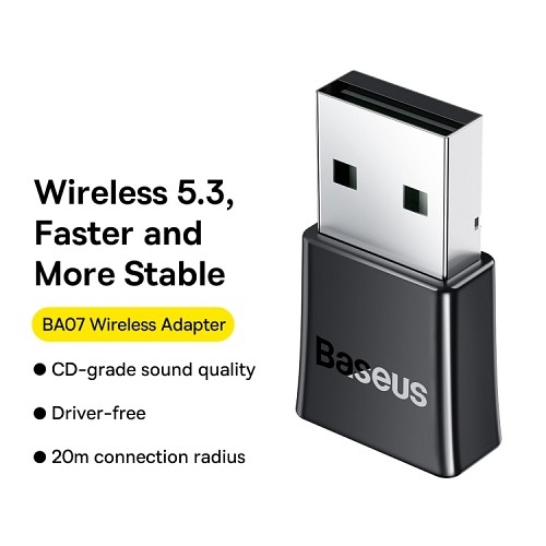Baseus BA07 Bluetooth 5.3 USB Bluetooth Adapter