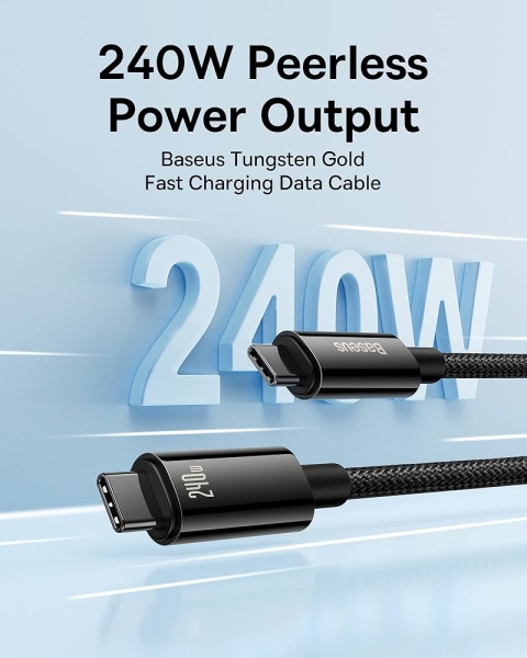 Baseus CAWJ040101 USB-C - USB-C cable 240W 480Mb/s 2m 