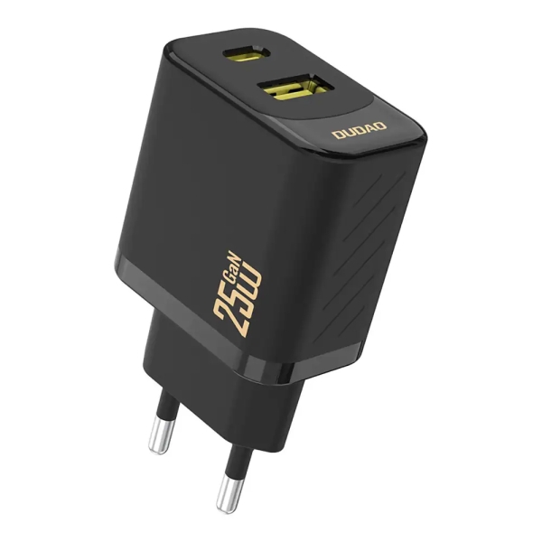 Накрайник адаптер Dudao 220V A26T /25W USB-A, USB-C 