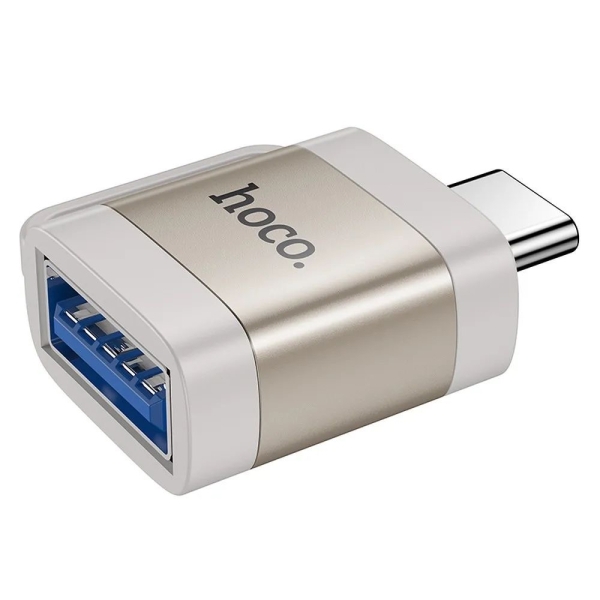 Hoco 3A UA31C OTG адаптер USB C към USB A 