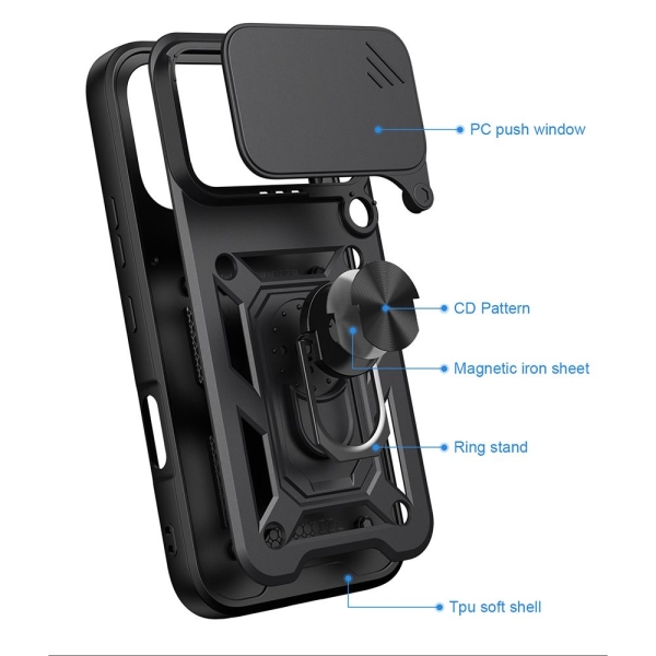 Honor 600 Ring Armor Case