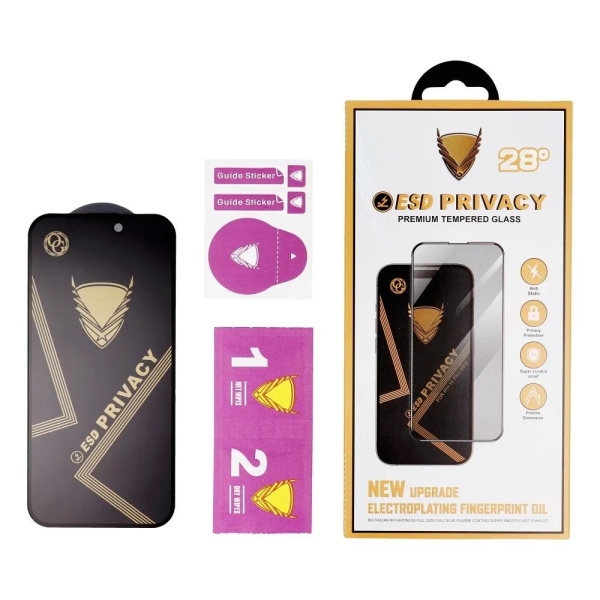 iPhone 18 Pro / iPhone 17 Pro Стъклен протектор OG Glass Privacy