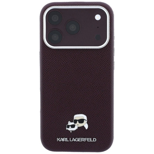 iPhone 18 Pro KARL LAGERFELD Grained Leather MagSafe 