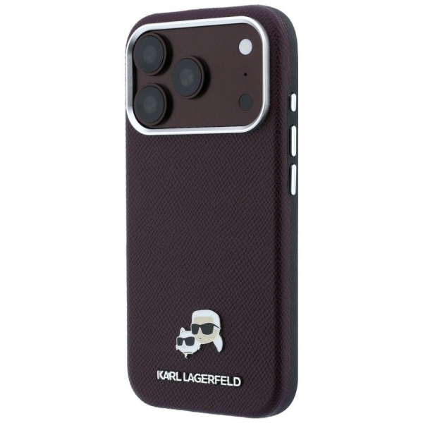 iPhone 18 Pro KARL LAGERFELD Grained Leather MagSafe 