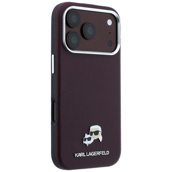iPhone 17 Pro KARL LAGERFELD Grained Leather MagSafe 
