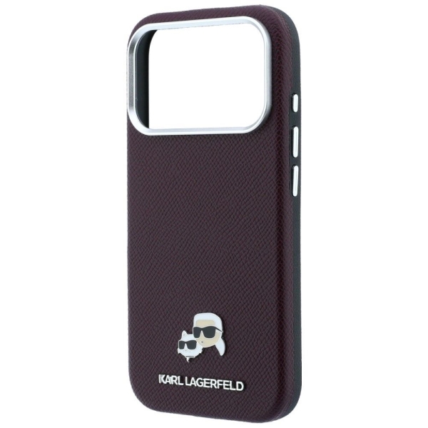 iPhone 17 Pro KARL LAGERFELD Grained Leather MagSafe 