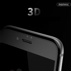 Стъклен протектор+ултра тънак силикон Remax 3D Curved crystal glass and case iPhone 7